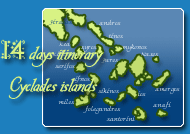 14 days itinerary to cyclades islands