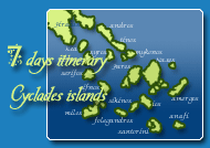 7 days itinerary to the Cyclades islands