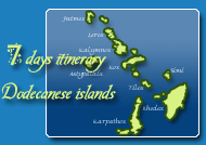 7 days itinerary to the dodecanese, Greece
