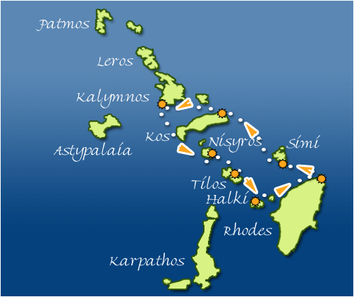 cyclades sailing itineraries